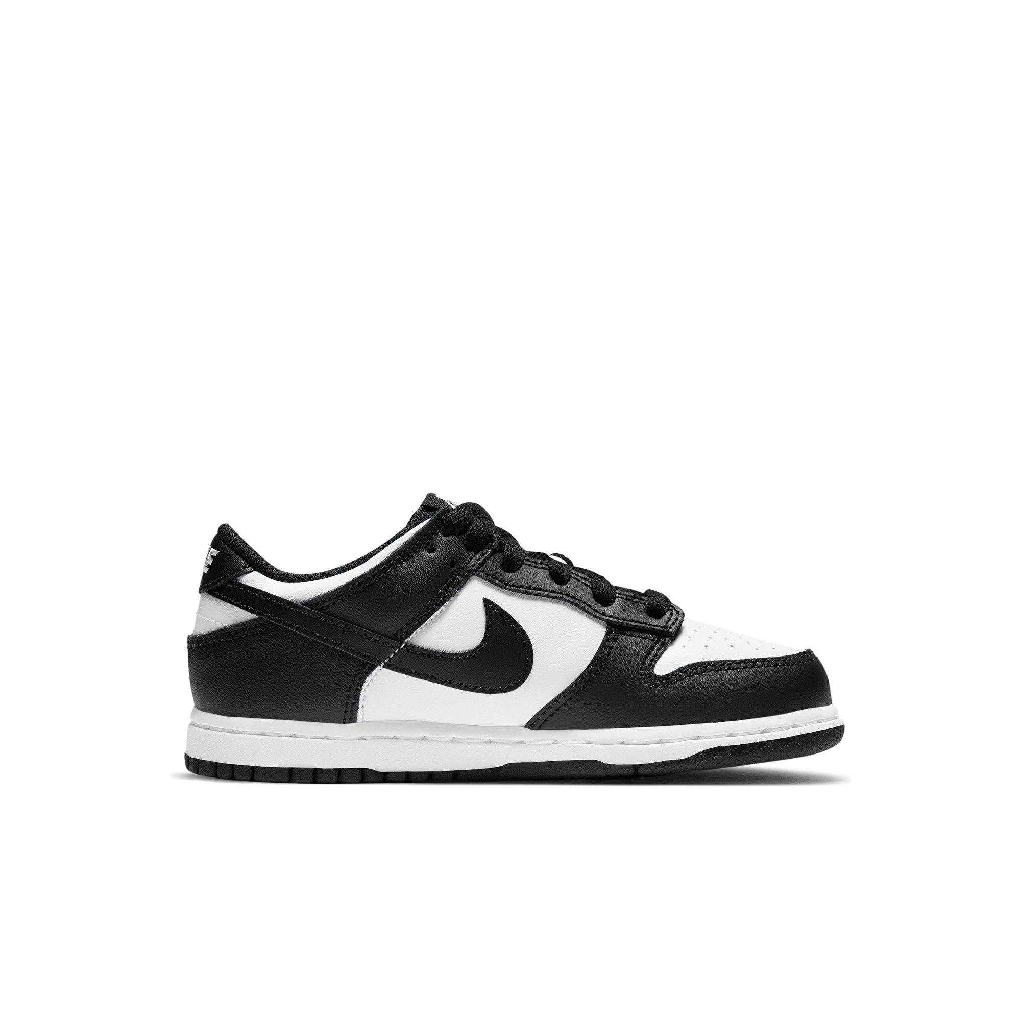 Nike Dunk Low Black/White Preschool Kids' Shoe - Hibbett | City Gear